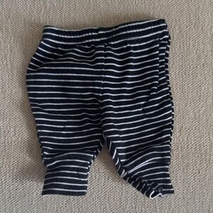 Child of Mine Black and White Striped Joggers